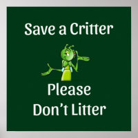 Mignonne Ne pas Litter - Save Critter, Environneme