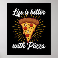 mignonne pizza vie mot art Commerce Vendeurs