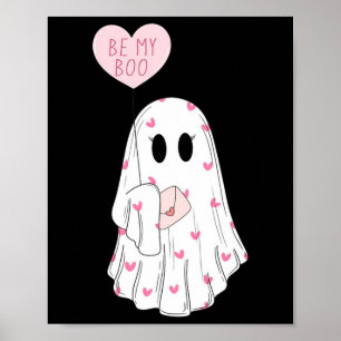 Poster Mignonne Seras-Tu Mon Halloween Fantôme De Boo ! P