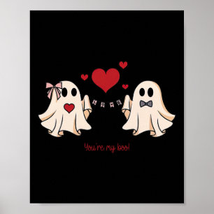 Poster Mignonne Vous êtes Mon Boo Ghost Mignonnes Valenti