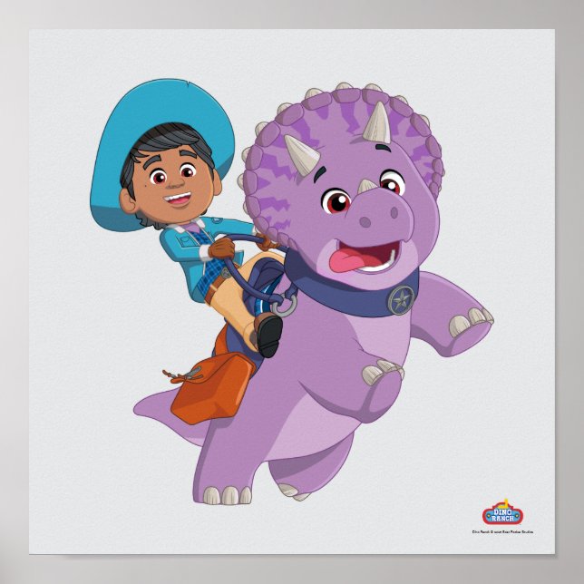 Poster Miguel et Tango | Dino Ranch (Devant)