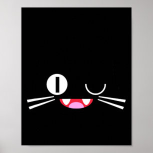 Poster Miko Kuta Neko Chat Cosplay Glitch Jeu Vidéo Techs