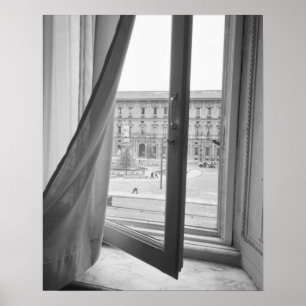 Poster Milan Italie, Vue de la fenêtre de l'Opéra La Scal