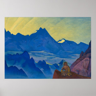 Poster Milarepa, celui qui a harcelé par Nicholas Roerich