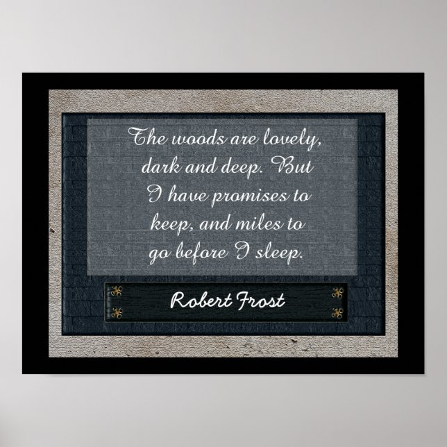 Poster Miles à parcourir Avant de dormir (Devant)