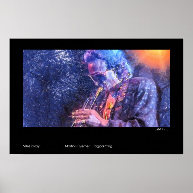 Poster Miles away (Devant)