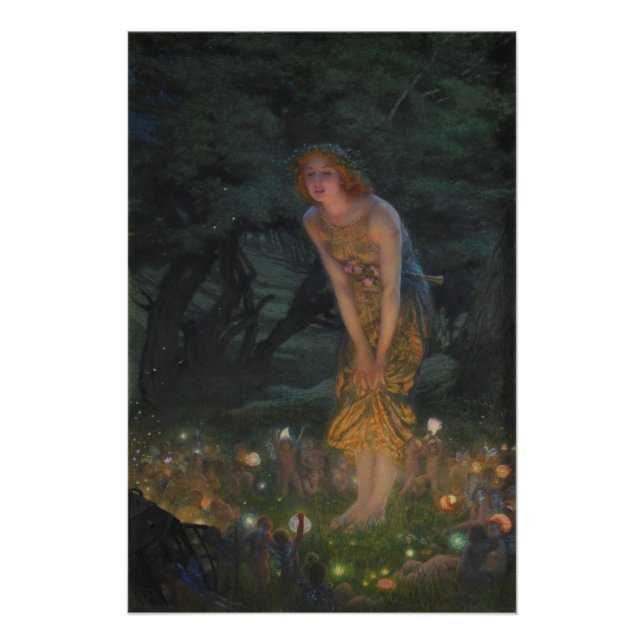 Poster Milieu de l'été Ève CC0353 d'Edouard Robert Hughes (Devant)
