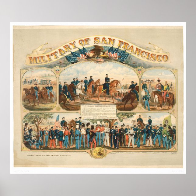 Poster Militaire de San Francisco (0064A) (Devant)