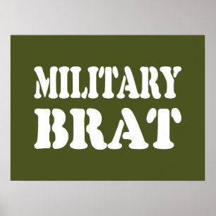 POSTER MILITARY BRAT