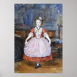 Poster Millais - Le Menuet 1866