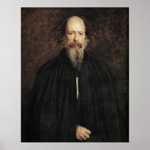 Poster Millais - Lord Alfred Tennyson 1881
