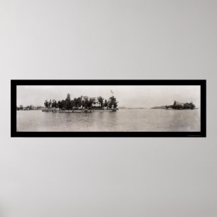 Poster Mille Îles, New York Photo 1909