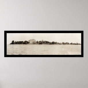 Poster Mille Îles NY Photo 1909