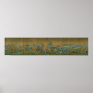 Poster Mille Li de rivières et de montagnes