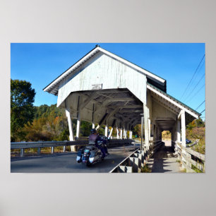 Poster Miller's Run Covered Bridge, Lyndon, Vermont