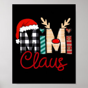 Poster Mimi Claus Reindeer Noël