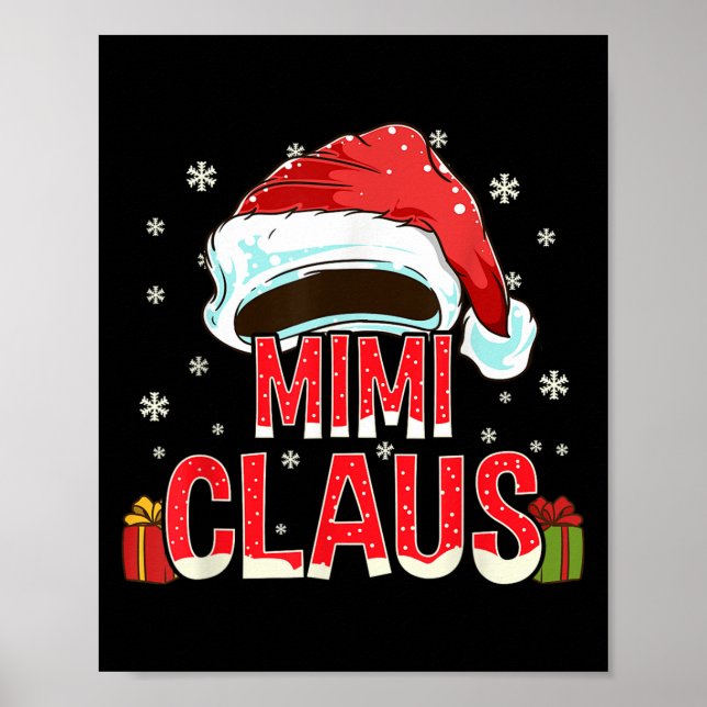 Poster Mimi Claus Shirt Group Matching Family Christmas  (Devant)