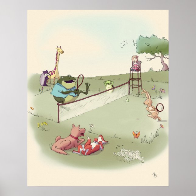 Poster MiMi Ventures - N'Importe Qui Pour Tennis Canvas (Devant)