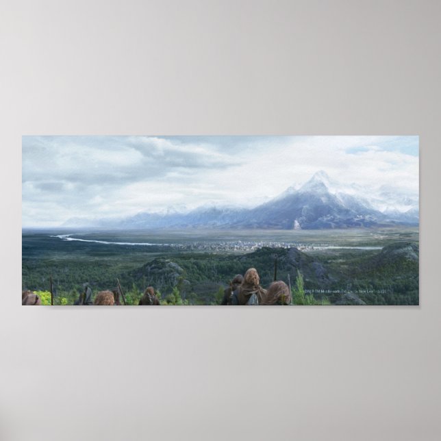 Poster Minas Tirith en vue (Devant)