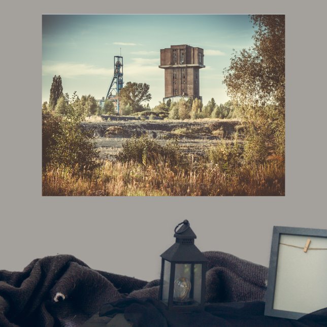 Poster mine de charbon abandonnée (Créateur téléchargé)
