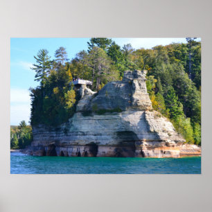 Poster/Miners Burg Obere Halbinsel Michigan Poster