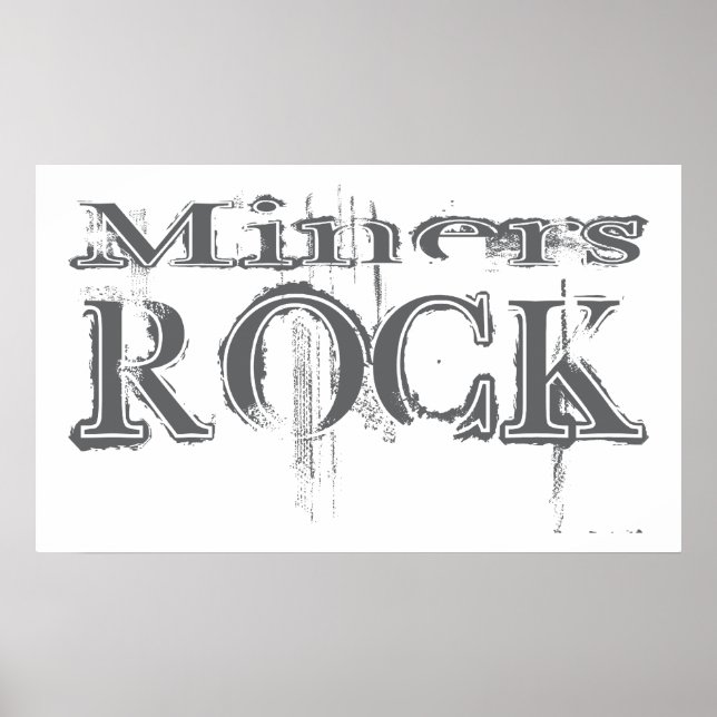 Poster Miners Rock (Devant)