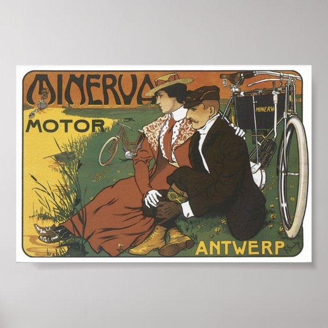 Poster Minerva Motor Anvers (Devant)