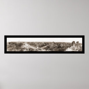 Poster Mines de charbon dévastées Photo 1919