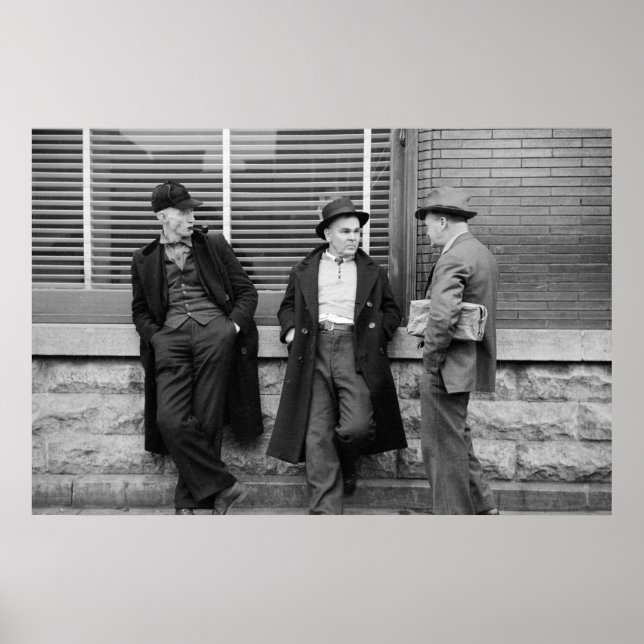 Poster Mineurs sans emploi (Devant)