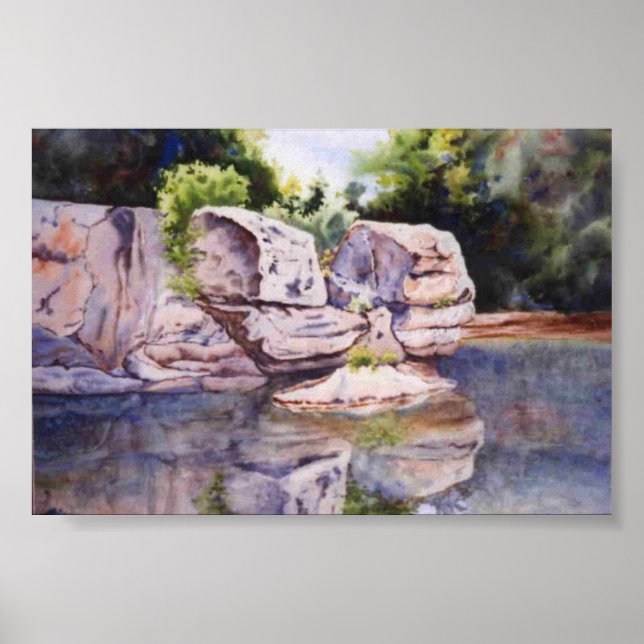 Poster Mini-affiche Waterscape (Devant)