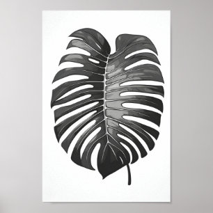 Poster Mini, belle monstère monochrome albo