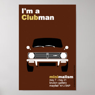 Poster Mini Clubman d'origine classique