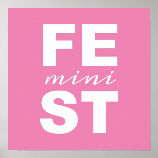 Poster mini féministe (Devant)