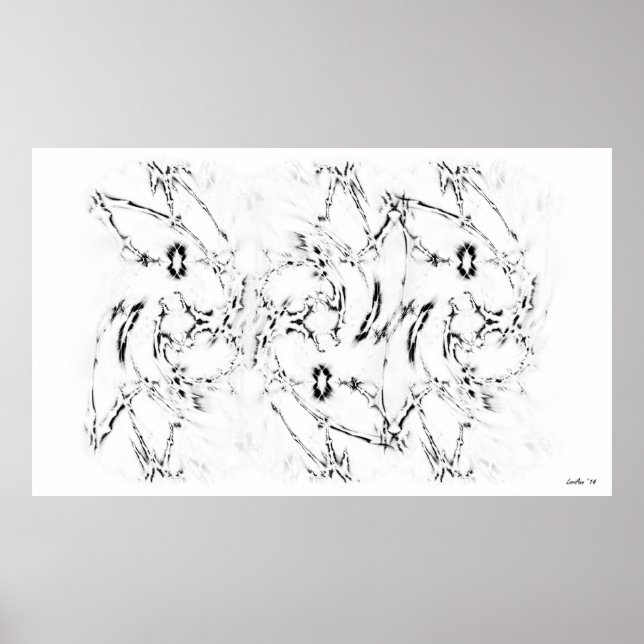 Poster Minimal - B & W (étendu) (Devant)