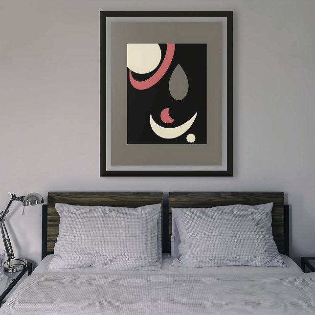 Poster Minimalisme cosmique : Géométrie céleste (Créateur téléchargé)