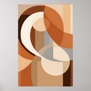 Poster Minimalisme géométrique Abstrait