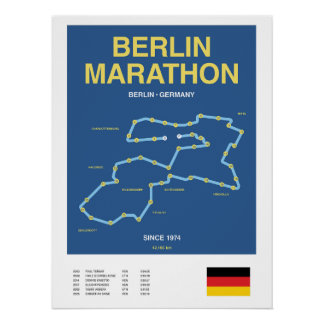 Poster Minimalist Boston Marathon Line Print