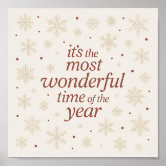 Poster Minimalist Holiday Printable Wall Art