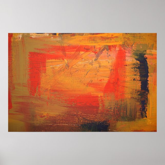 Poster minimaliste d'art Abstrait (Devant)