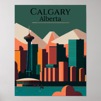 Poster Minimaliste de Calgary