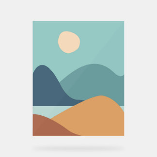 Poster minimaliste de saumonier
