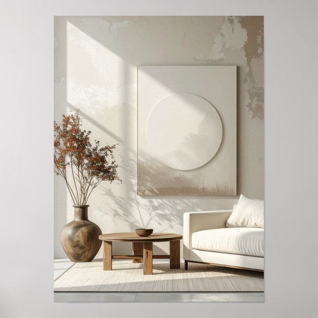 Poster Minimaliste moderne (Devant)