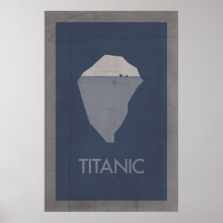 Poster minimaliste Titanic