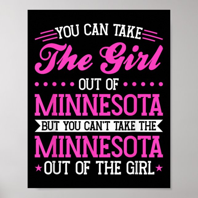 Poster Minnesota Girl Can't Take Out The Minnesota  (Devant)