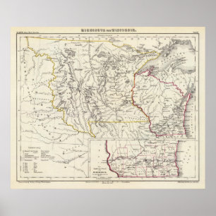 Poster Minnisota et Wisconsin