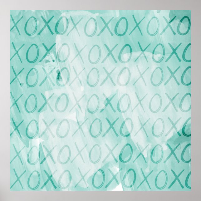 Poster Mint XOXO Love (Devant)