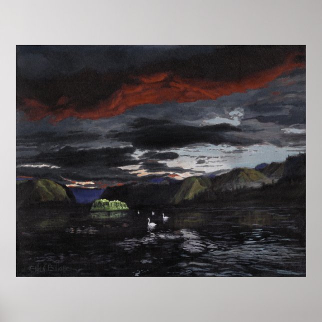 Poster Minuit sur le fleuve Yukon : (Devant)