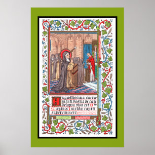 Poster Miracle de la B. Imelda Lambertini (VVP 010) Affic