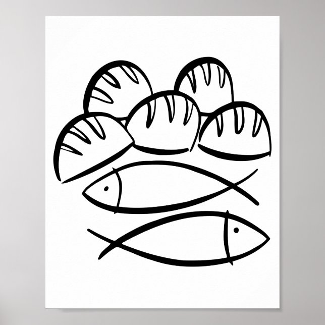 Poster Miracle des Loaves et des Poissons (Devant)