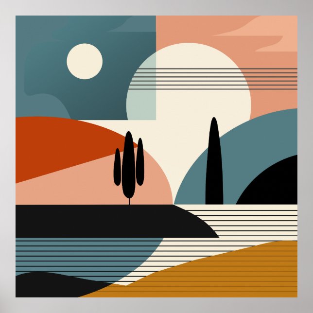 Poster Mirage du désert (Devant)